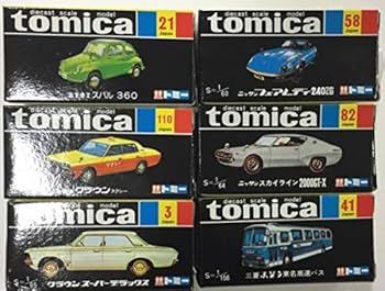 Amazon.co.jp: TOMY トミカ 30周年 復刻版 第3弾 6種セット